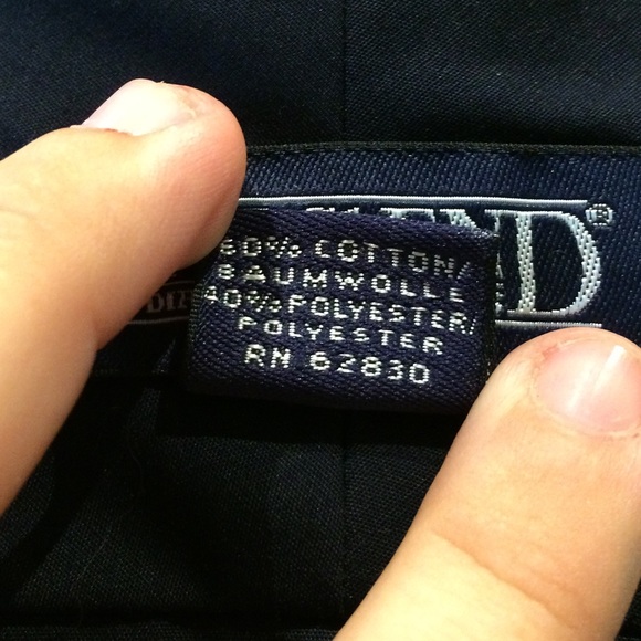 Navy Land’s End Men’s Dress Shirt - Picture 5 of 5